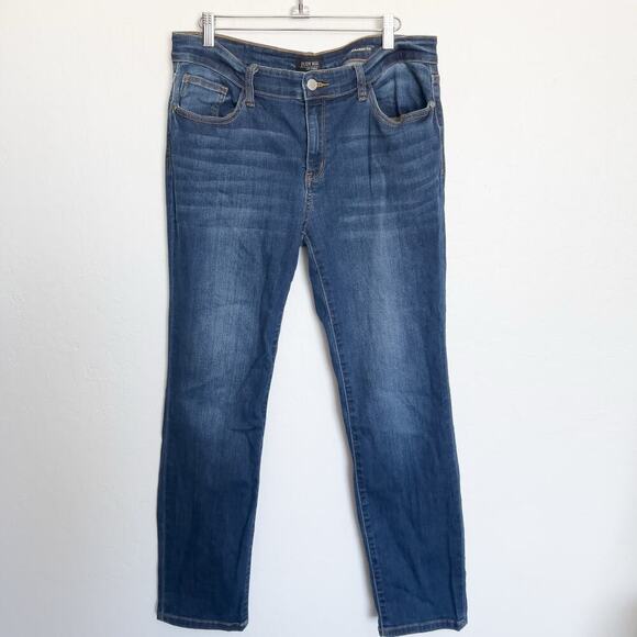 Judy Blue Denim Jeans Womens 15 32 Dark Blue Straight Stretch - Picture 1 of 10